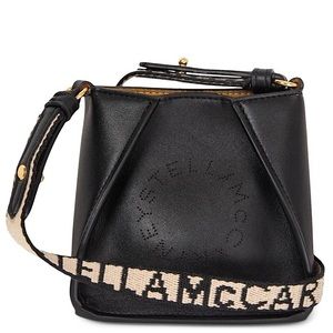 Stella McCartney Micro Mini Logo Strap Crossbody Bag - Vegan Leather